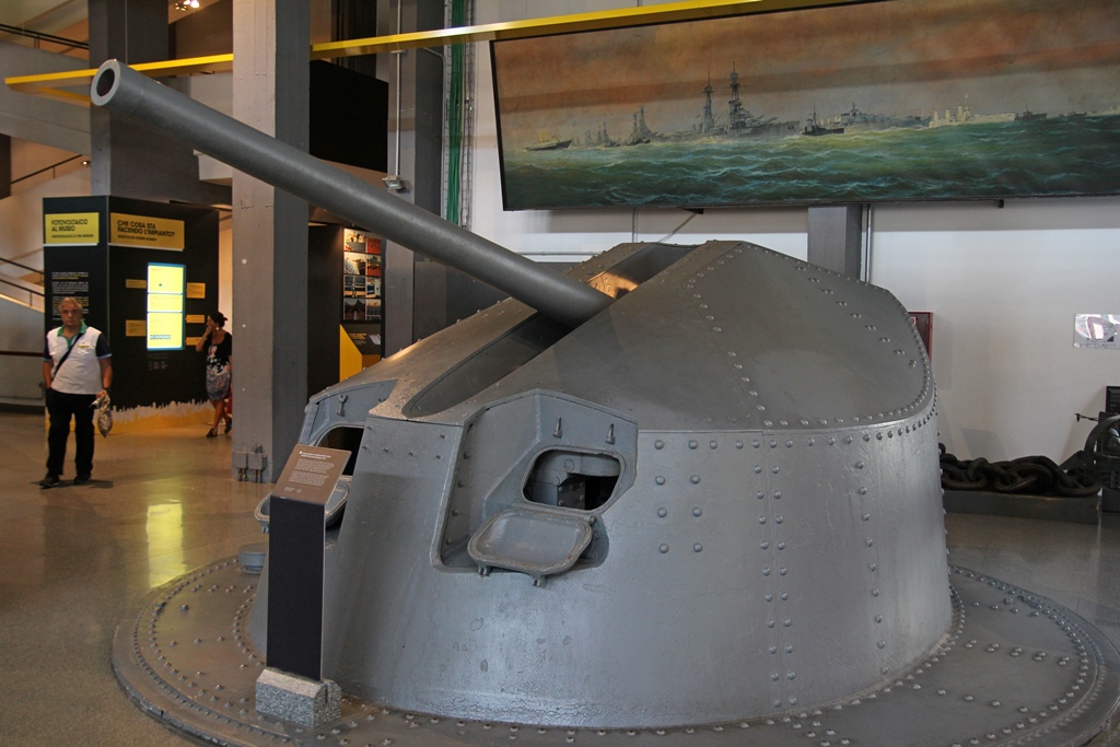 Anti-Aircraft Gun from Battleship Andrea Doria